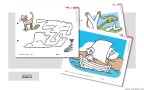 Maquetacin e ilustraciones cuadernos Salamandra. Edicions Bromera